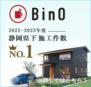 BinO 2022・2023年度 静岡県下施工件数 NO.1